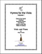 Hymns for the Viola Volume I P.O.D. cover